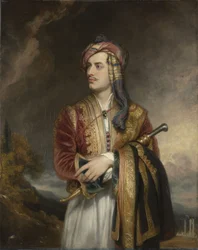 Portrait of Lord Byron in Albanian Dress (1788-1824)